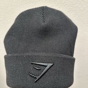 Gymshark Black Beanie Hat